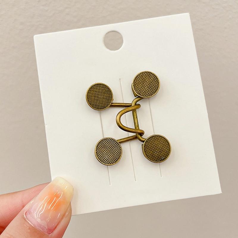 Waist Tighten Brooch Pin for Pants with Anti-Exposed Buckle Brooch Clip Jeans Waist Pin Clothing Accessories for Female