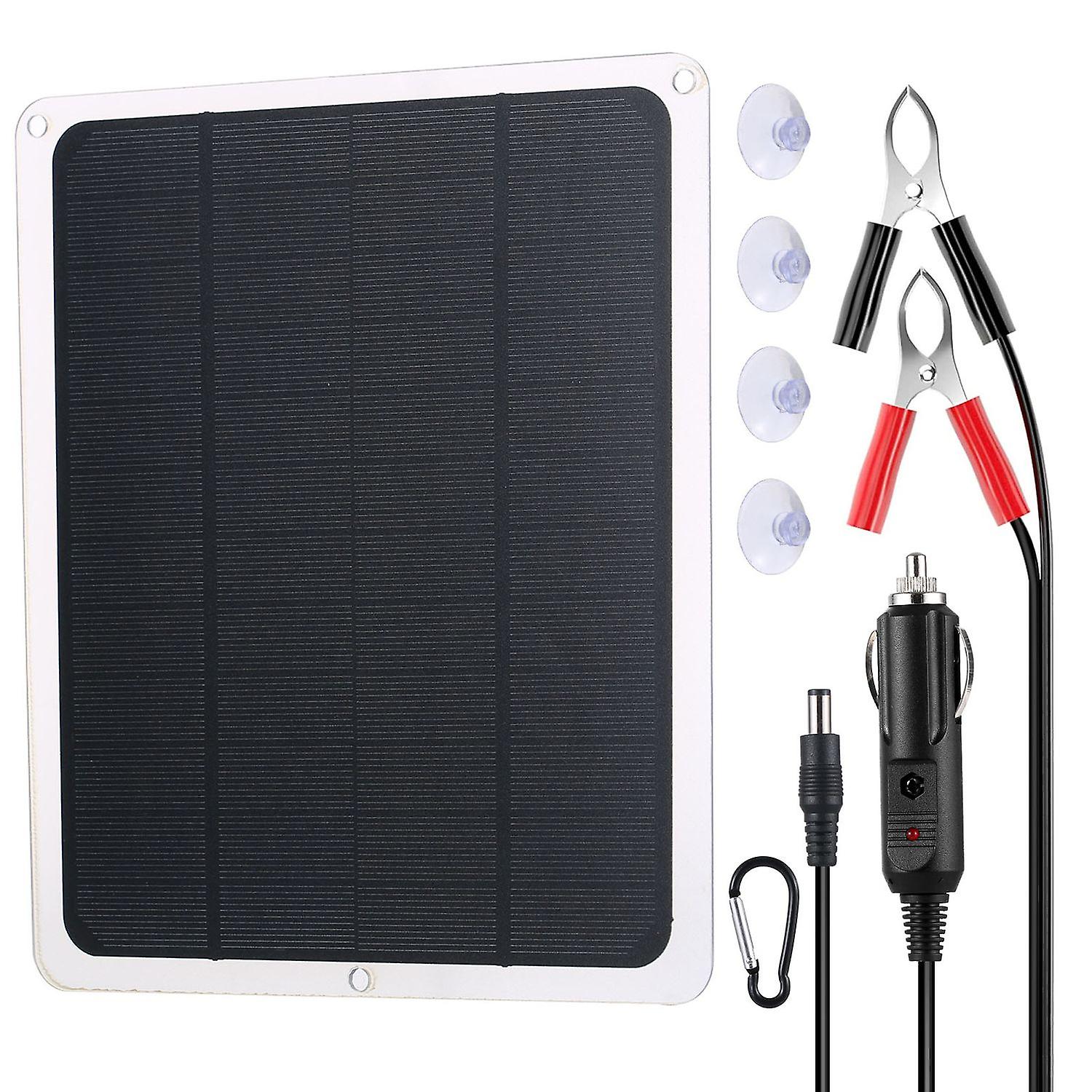 

Upgraded Solar Battery Trickle Charger Maintainer 12V Portable Waterproof Solar Panel Trickle Char