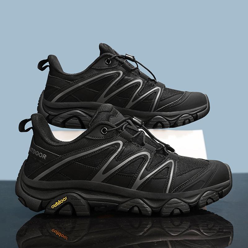 Casual outdoor hiking shoes New large size thick-soled wear-resistant and non-slip outdoor couple hiking shoes couple sports 36