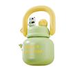 With Straw Insulated Water Bottle Large Capacity Office Double Drink Cup  Kid