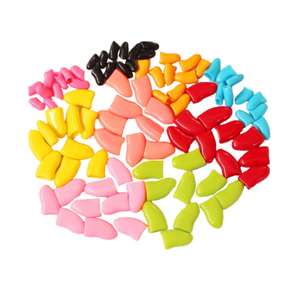 140Pcs Cat Claw Caps Premium Silicone Nail Covers for Cats Xs Size Easy Application Scratch Proof Furniture Protector Pet Gift