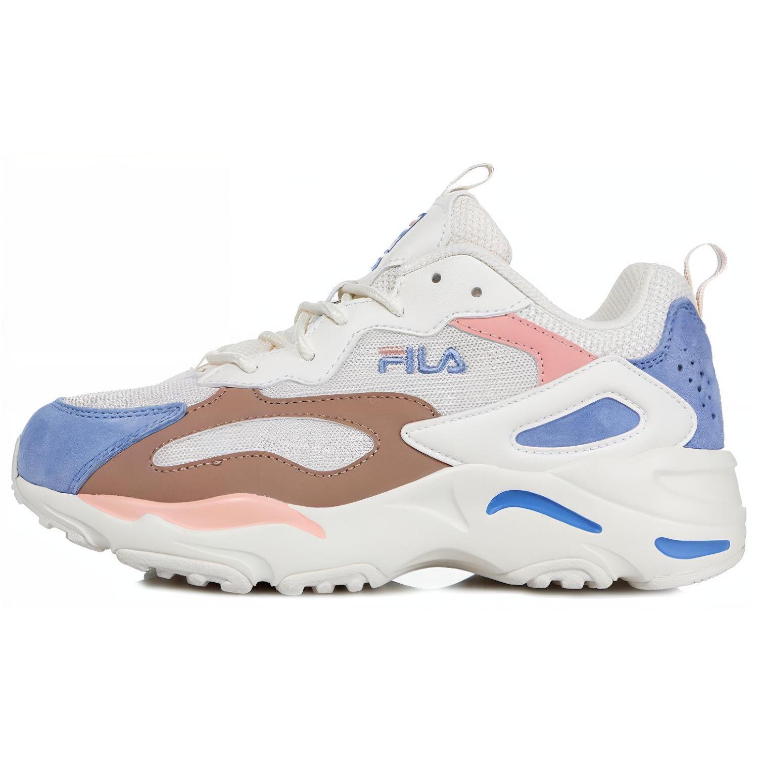 FILA Tracer Retro Running Shoes Brown/Blue/Pink 1IM00003_149 260