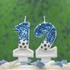 Creative Football Birthday Candle for Cake Decoration, DIY World Cup Party, First Birthday Celebration