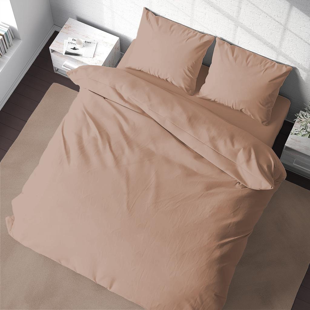 Luksusowa kolekcja Signature Collection 600TC 3PC Solid Pattern Duvet Cover Set (1 poszwa na kołdrę i 2 poszewki na poduszki) Wiele rozmiarów i kolorów