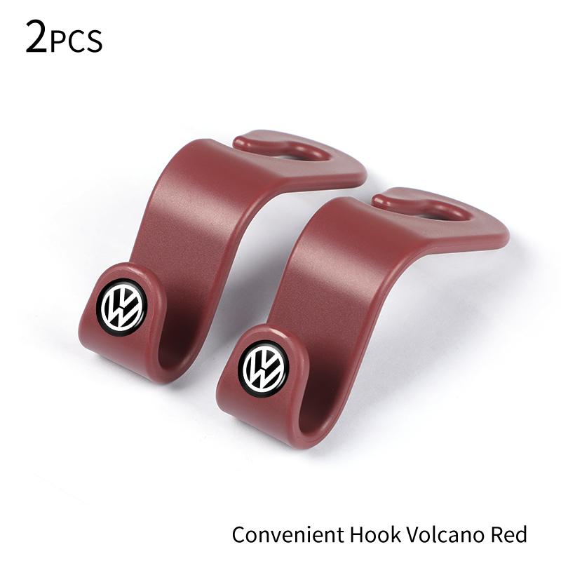 swe3Car Seat Headrest Hook Auto Rearseat Hanger Accessories For Volkswagen VW Passat Golf Tiguan Polo Scirocco Jetta T-ROC Touareg SUHN1