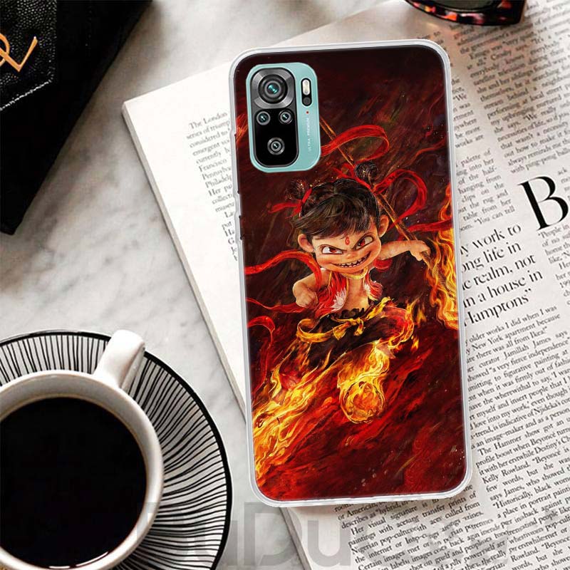 Nesha Nezha Cartoon Cover For Xiaomi Redmi Note 14 13 12S 12 11 Pro Plus Phone Case 11S 10S 10 11E 11T + 9S 9 Print Coque