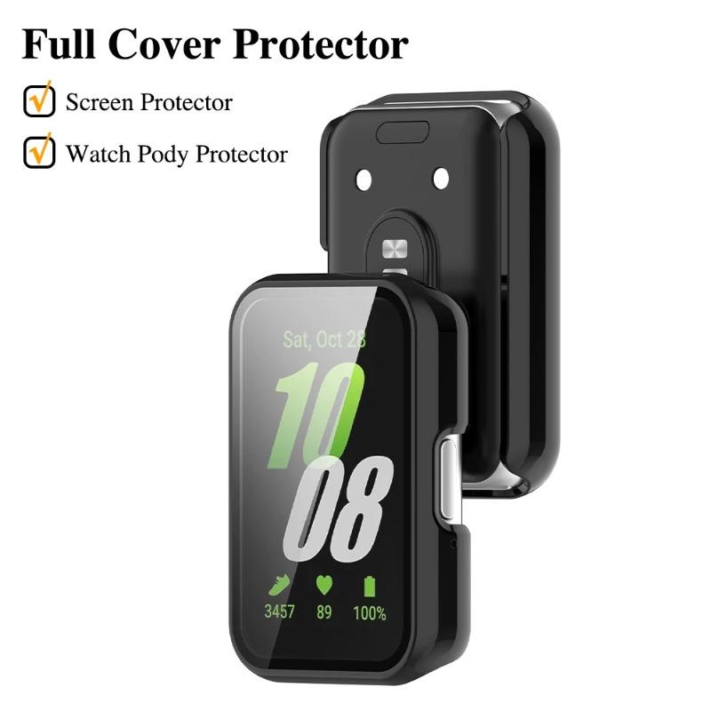 Case + Screen Protector for Samsung Galaxy Fit3 Tempered Glass Anti-scratch Film Bumper Protective Case Cover Accessories