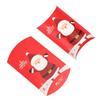 5/10PCS Cute Party Present pouch Kraft Gift Bag Christmas Paper Candy Boxes Pillow Shape