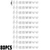 40pcs Alloy Hair Jewelry for Braids Dreadlock Accessories Metal Braid Clips Non-Piercing Ear Clips Beard Beads Hair Cuffs Clips