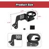 JeCar Front Door Cup Holder Fit For 2018-2024 2025 Up Jeep Wrangler JL JLU Gladiator JT (Passenger Side)
