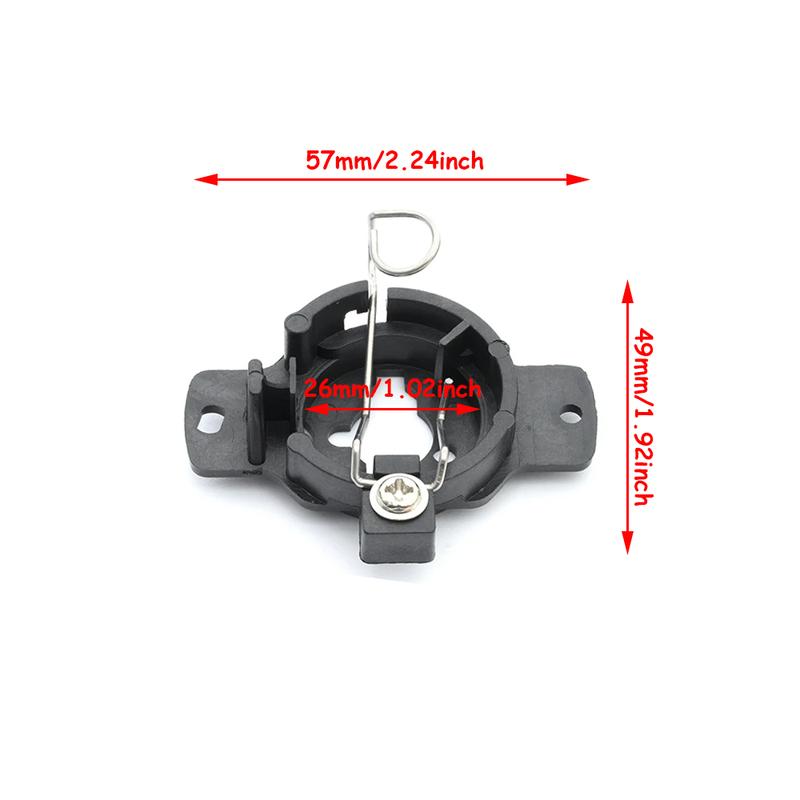 1X H1 HID Xenon Bulb Retainer Holder Headlamp Socket Adapter For Nissan Skyline GT-R R32 240SX Silvia For Benz S320 W140 SAAB