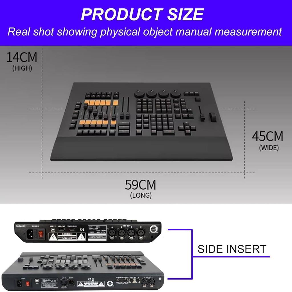 NOWA Konsola MA2 Fader Wing Kontrola Świateł Scenicznych Konsola Oświetlenia LED DMX 512 Dla LED Par Ruchomych Głów Reflektorów Kontroler DJ
