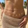 Fashion Bohemian Waist Chain For Women Beach Starfish Shell Seahorse Turtle Octopus Pendant Bikini Waist Party Body Jewelry