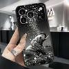 Cartoon Anime Animals Phone Case For Apple iPhone 17 16 16E 15 14 13 12 11 Pro Max Plus Black Soft Silicone