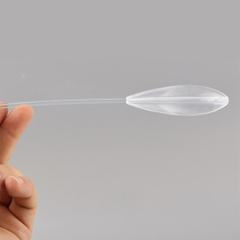 5Pcs Acrylic Fishing Float Clear Sinking Casting Bobbers Bombarda Sinking Fishing Spinning Float Fishing Bobbers