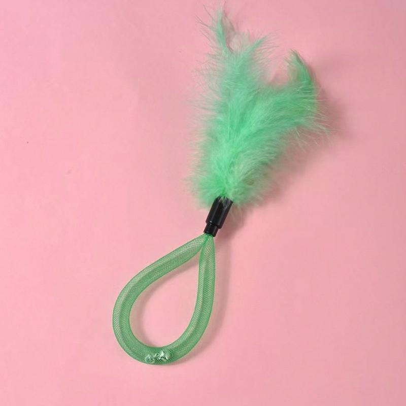 1 Piece Pet Feather Teaser Wand Toy; Pet Bell Cat Toy; Pet Self-Entertainment Toy To Relieve Boredom; Pet Supplies