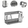 Refrigerator Side Shelf Basket Moveable Seasoning Organization Spice Rack Organizer for Home Cabinet
