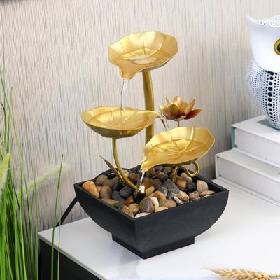Stolní vodní fontána Vodopád Feng Shui dekorace Malý stůl pro