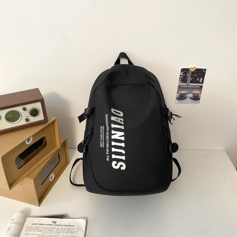 School Bag Female High School Student Simple Small Junior High School Student Backpack Male College Student Computer Large Capacity Backpack
