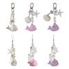 Stylish Lovely Whale Heart Keychain Adorable Designs for Bags and Backpacks with Colorful Beads for Women and Teens
