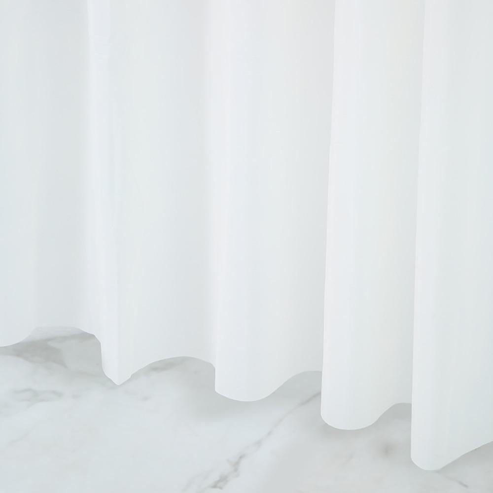 1PC PEVA Waterproof Shower Curtain Thickened Solid Color No Holes Bathroom Privacy Partition Bath Curtain Bathroom Curtain