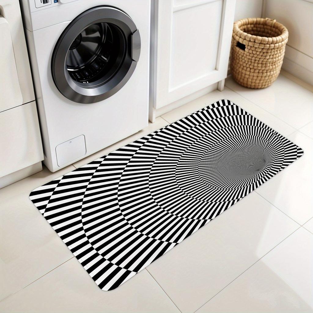 1PC 3D Patroon Keukenvloerkleed Antislip Deurmatten Pop design Badkamervloerkleed Badmat Tapijt voor Thuis Gootsteen Wasruimte Decor