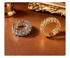 New 2026 Vintage Zirconium Open Index Finger Ring for Women - Light Luxury Summer Style