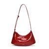 PU Leather Half-Mo Crossbody Bag Versatile Purse Wallets PU Leather Shoulder Bag Korean Style Messenger Bag Underarm Bag Party