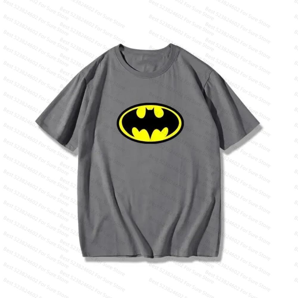 BatUnisex SuperUnisex Wonder Women tshirts Flash Cartoon Cotton TShirt Creative Loose Casual Short Sleeve Parent casual T shirt