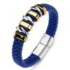 2026 European and American Men's Genuine Leather Trend High-end Bracelet, Woven Leather Bracelet