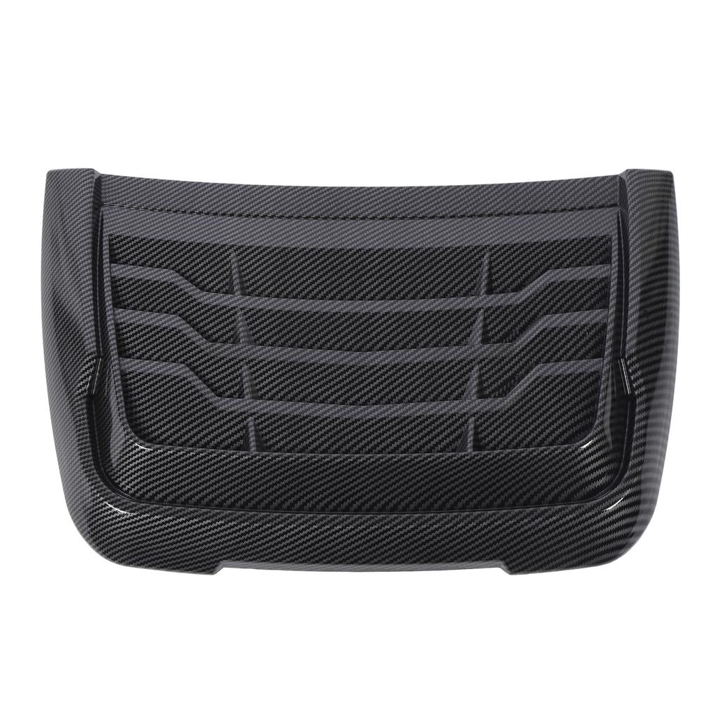 Hood Air Intake Vent Scoop Cover Excellent Heat Dissipation Sporty Look Bonnet Air Vent Cover for Ranger XLT XLS XL 2015 To 2022 Carbon Fiber Style
