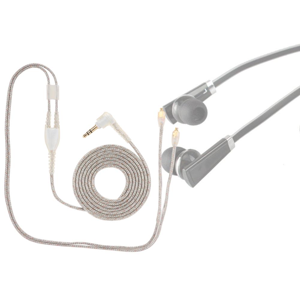 Opletený kabel pro sluchátka pro se215 se425 se535 se846 ue900(Transparentní bez mikrofonu)
