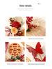 3D Double Happiness Wedding & Home Decor Sticker Set