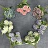 Simulated 7-head Hibiscus Rose Bouquet for Home Decoration, Wedding Scene Arrangement, Handcrafted Artificial Flower Ornaments
