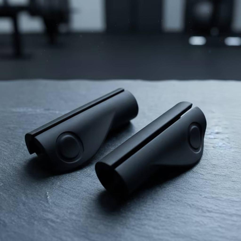 2 Pieces Barbell Grip Attachment Ergonomic Bar Contoured Fitness Equipment
