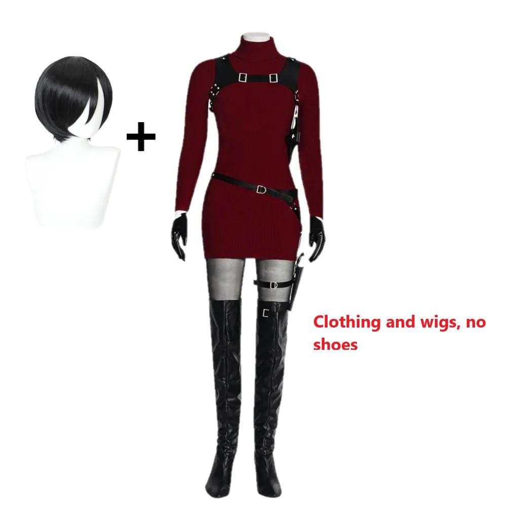 Female Ada Cosplay Wong Costume Wig