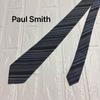Used Paul Smith Tie Striped Pattern Blue Business