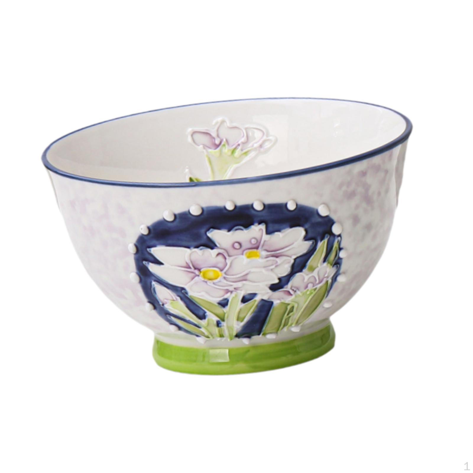 

Рисовая миска Столовая посуда Десерт Паста для дома Праздничная вечеринка День рождения Violets