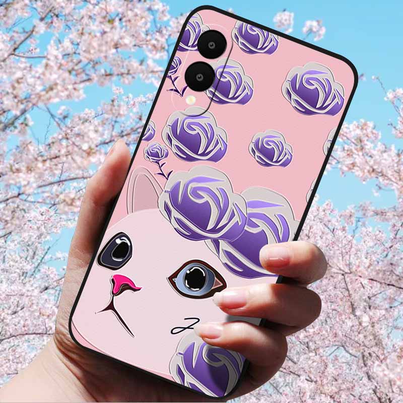 For Samsung Galaxy S25 Edge 3D Relief Flower Emboss Soft Silicone Back Cover Case for Galaxy S25 Edge 5G 3D Relief Case S25 Edge