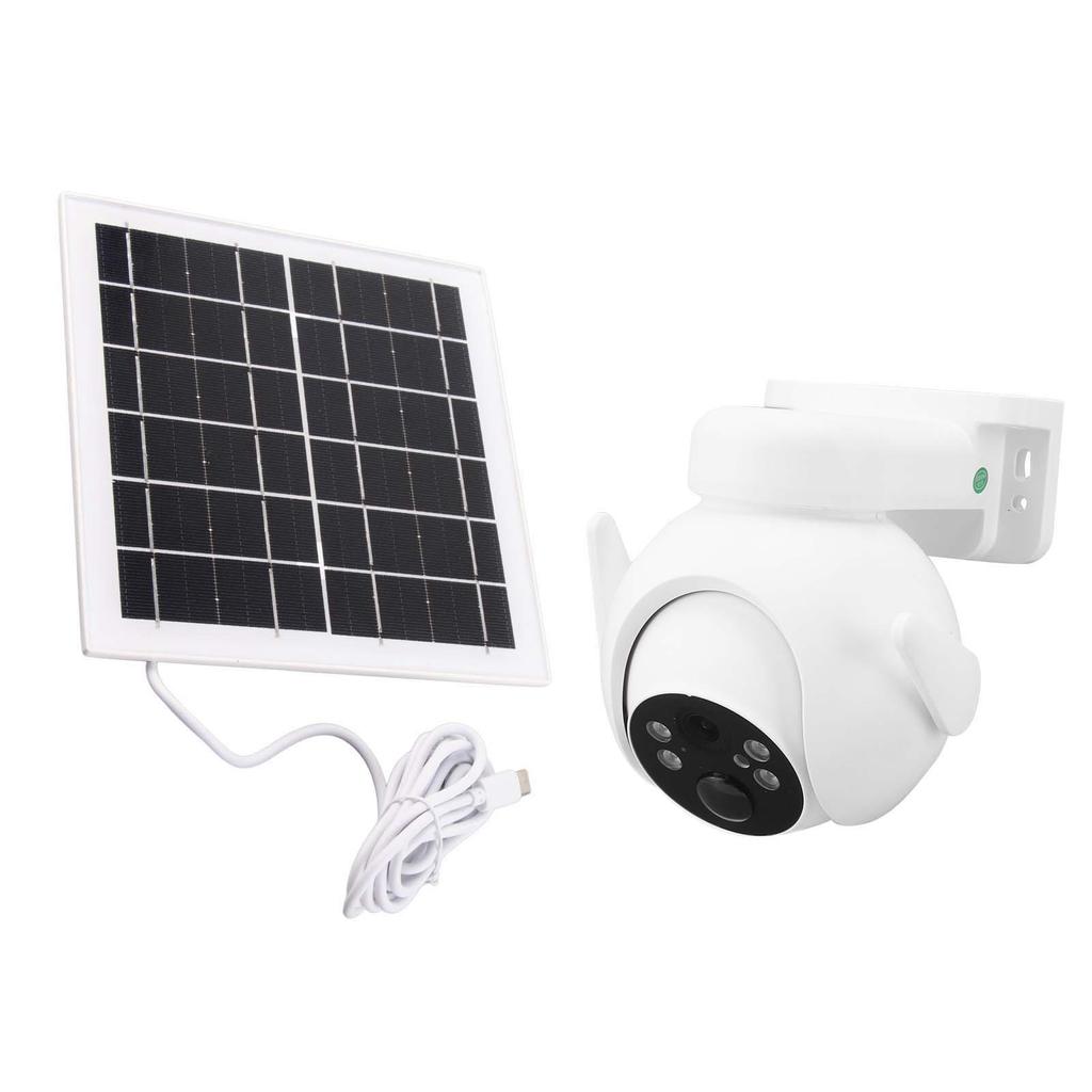 Solar Camera Wireless Ultra HD Rotatable Human Tracking Full Color Night Vision Solar Security Cameras for Home Outdoor