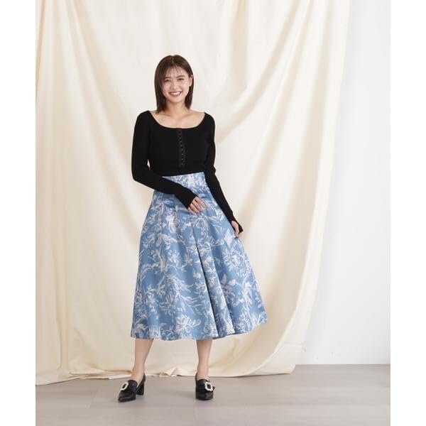 [Jill by Jill Stuart] Front Hook Knit