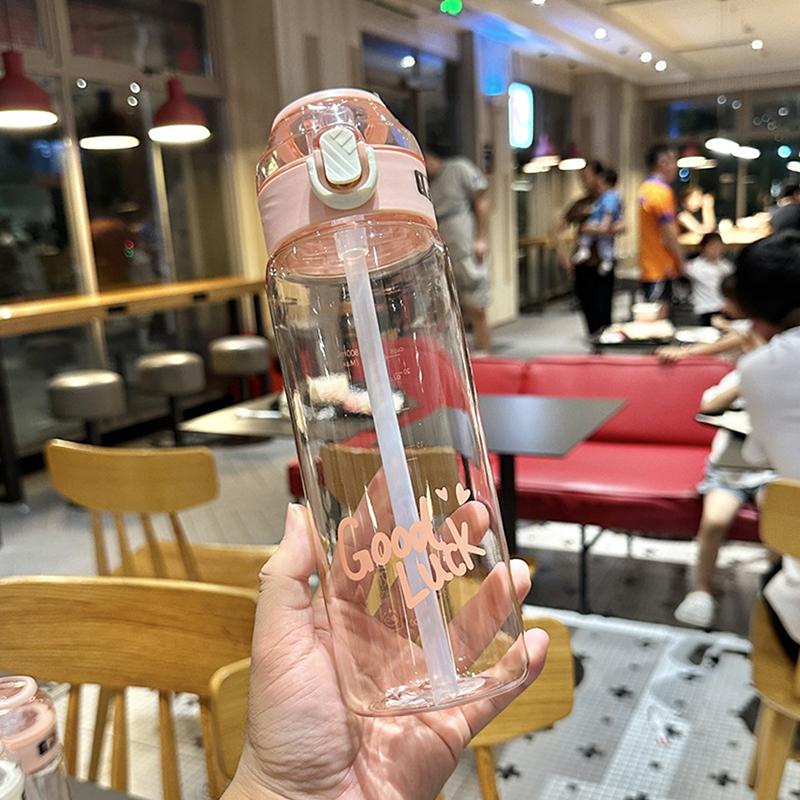 Large Capacity Summer Water Bottle Leak-Proof Portable Drinking Kettle With Sippy Handle Juice Milk Cup Sippy Cup Outdoors