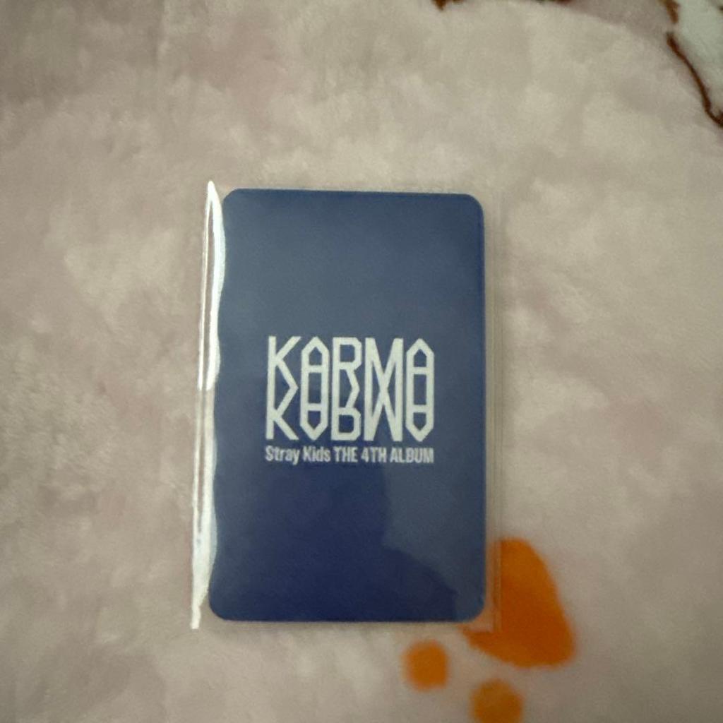 [GEBRAUCHT] Stray Kids AIN KARMA Vorbesteller FANS Bonus Sammelkarte
