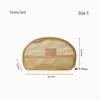 Portable Half-Round Mesh Makeup Bag - Compact Travel Toiletry & Lipstick Organizer