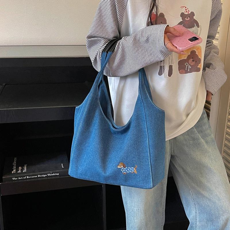 Large-capacity Tote Bag, Fashionable Hand-held Vegetable Basket Bag, Shoulder Bag with A Wide Strap, Bucket Bag