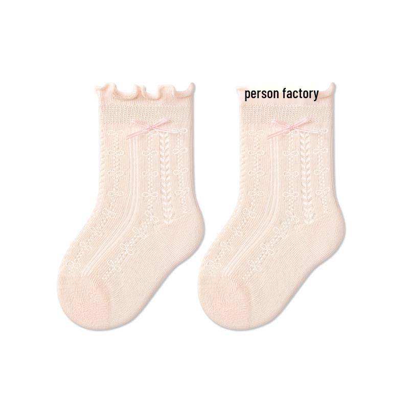 A-Class Cotton Mesh Baby Socks - Newborn Summer Cartoon Design for Boys and Girls