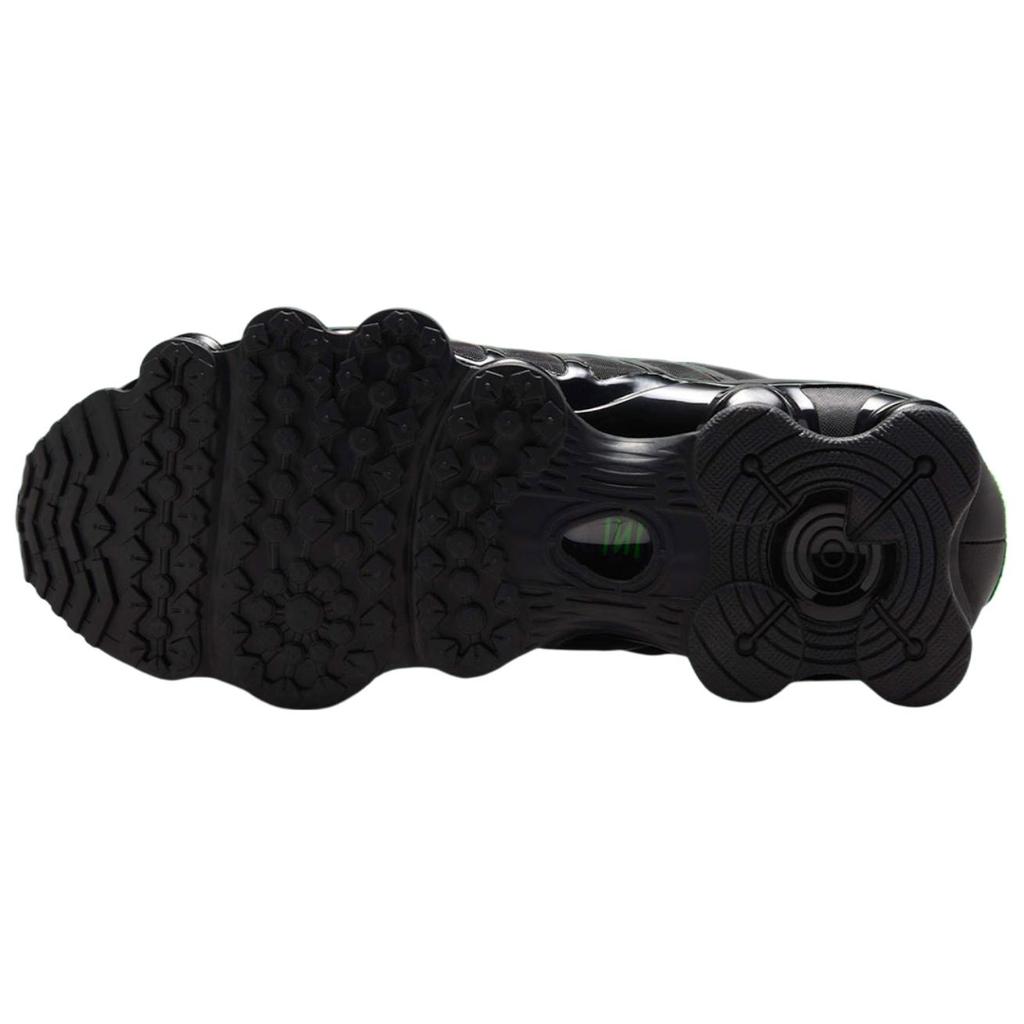 Nová série Nike Shox TL Protiskluzové Odolné proti opotřebení Nízké Běžecké boty Dámské Černé Zelené AV3595-012