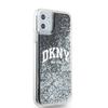 Dkny Dkhcn61Lbnaek Iphone 11 / Xr 6.1Czarny/Black Twarde Etui Płynny Brokat Duże Logo