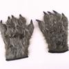 Polyester Werewolf Hand Costume Gloves Wool Material Wolf Claw Hands Animal Gloves  Halloween