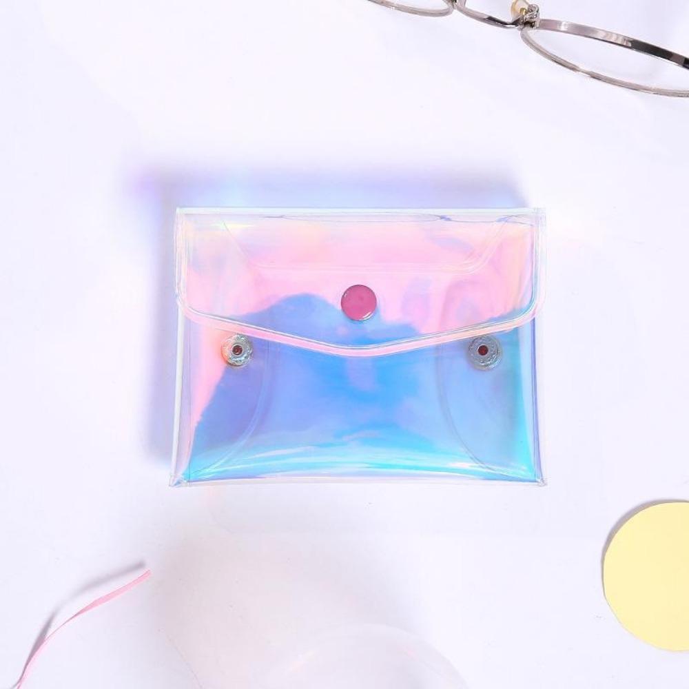 4Pcs Transparent Cosmetic Bag Women Makeup Storage Clear Organizer Wash Travel Portable Toiletry Multifunction Purse Pouch Bag